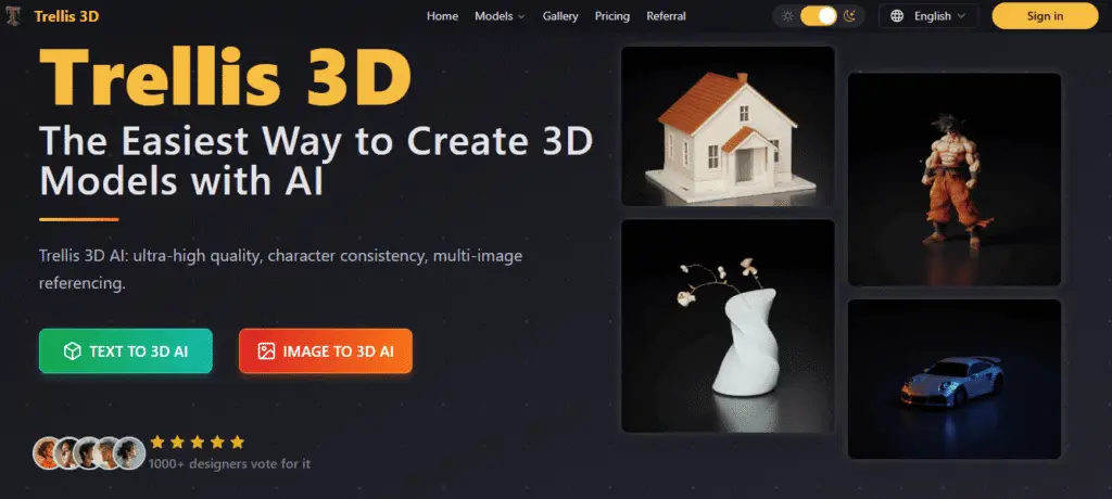 best free ai image to 3d model generation tools