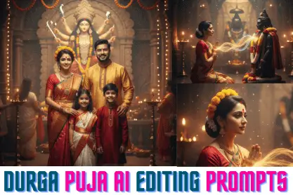 Durga Puja AI Photo Editing Prompts Free