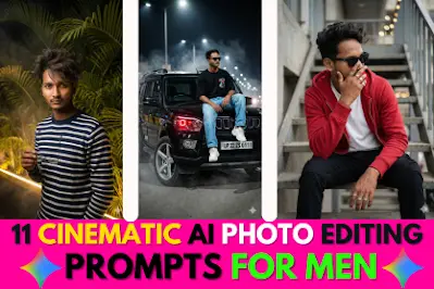 11 Ultimate Cinematic AI Photo Editing Prompts for Men Hollywood Vibes